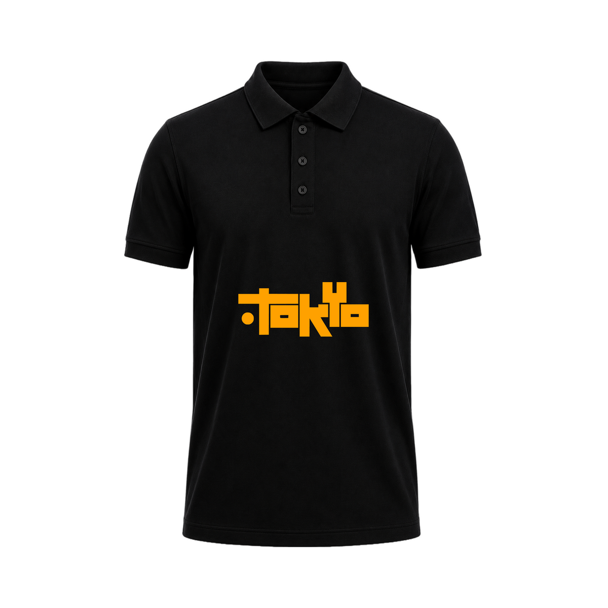SIIEGE Takyo Black Polo T-Shirt For Men