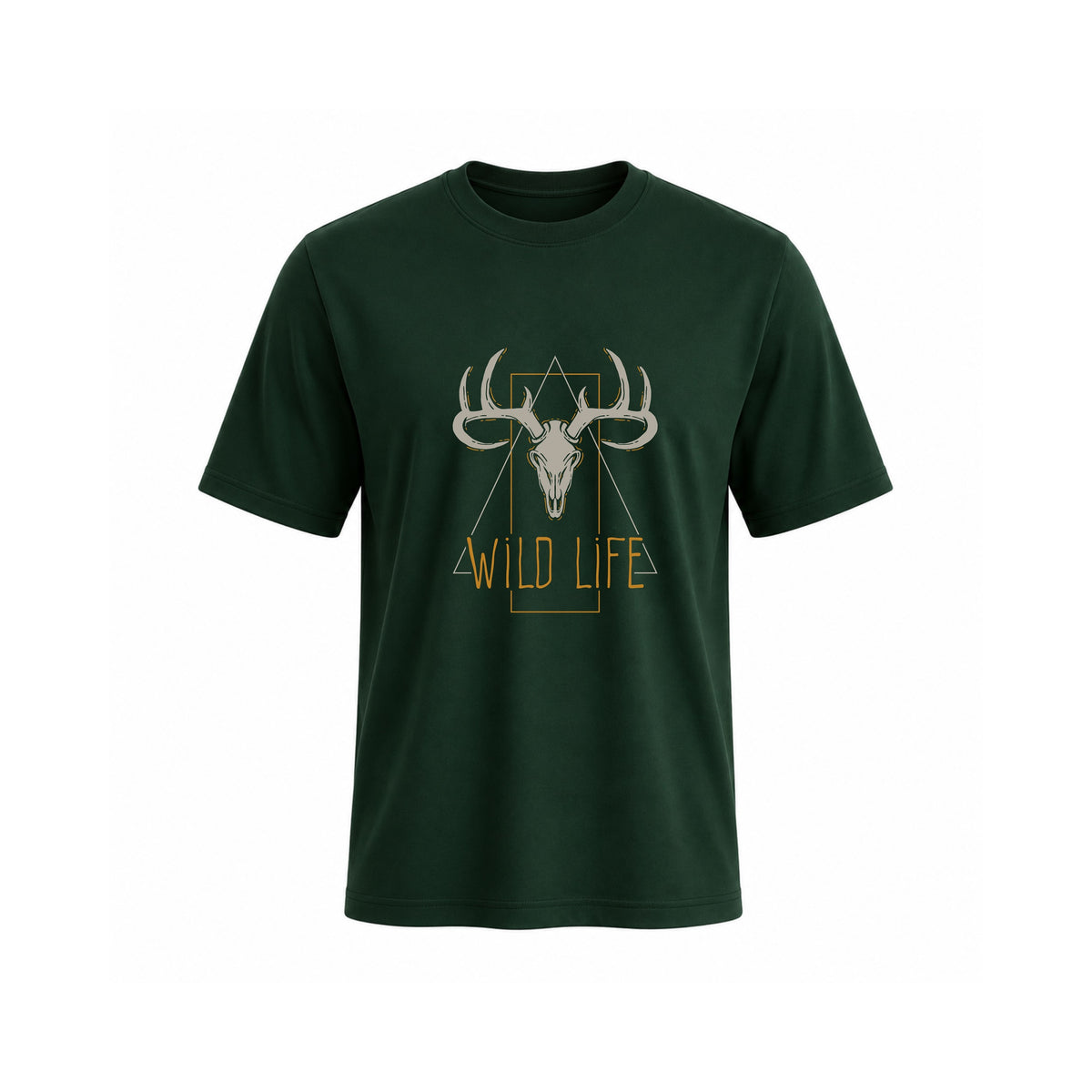 SIIEGE Trendy  Soft Cotton Green T-Shirt for Men
