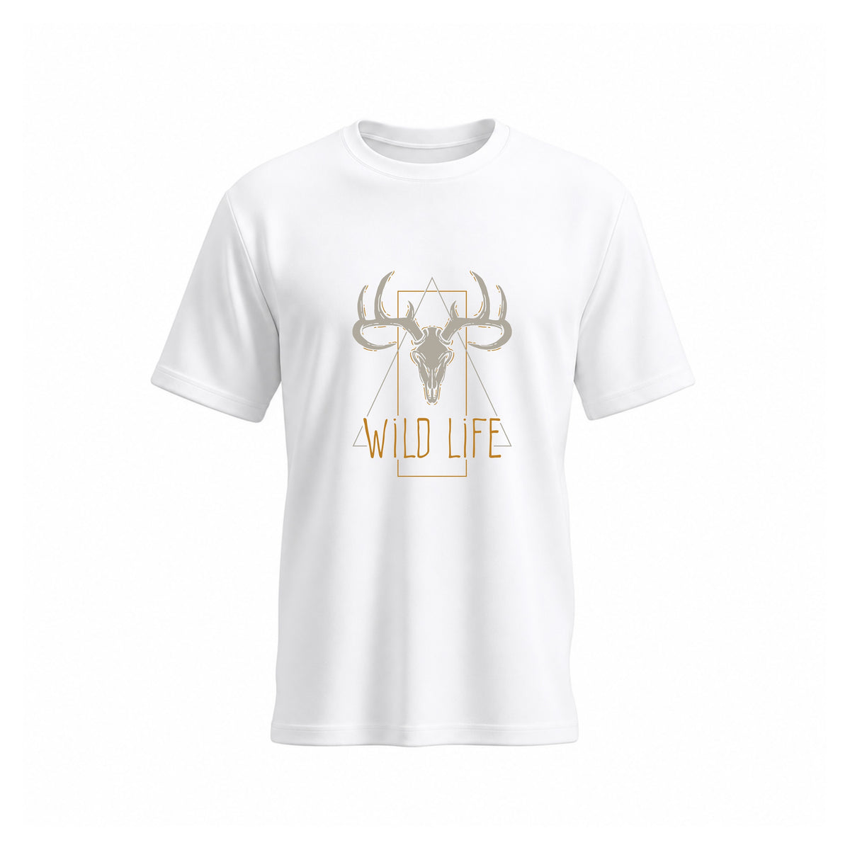 SIIEGE Trendy  Soft Cotton White T-Shirt for Men