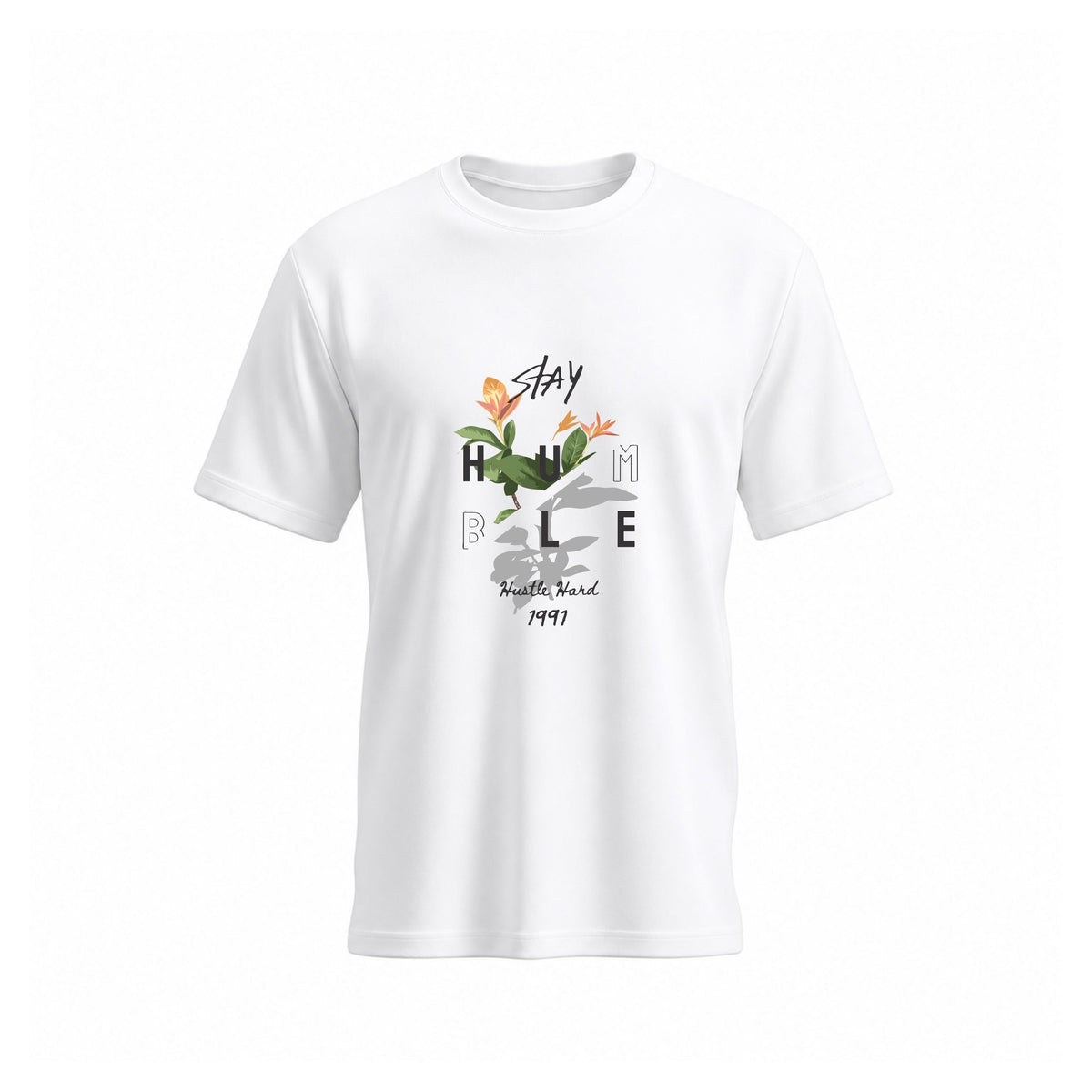 Siiege Motivational Cotton White T-Shirt for Men