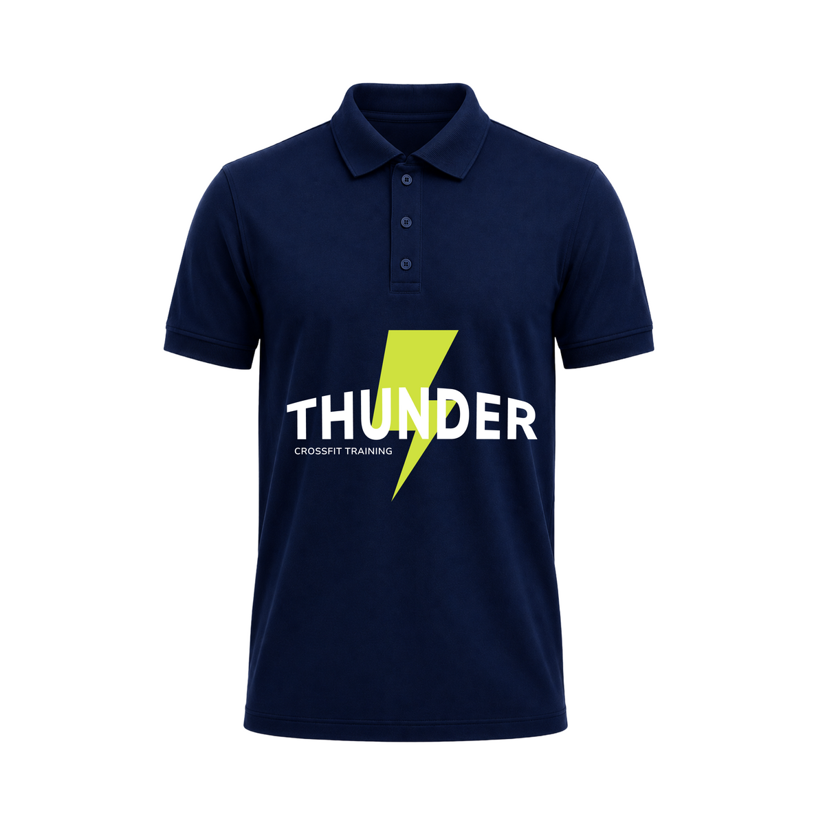 Siiege Thunder Navy Blue Polo T-Shirt for Men